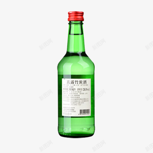 清酒png免抠素材_新图网 https://ixintu.com 产品食物 烧酒 真露 真露烧酒 竹炭酒 韩国