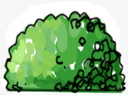 手绘绿色草丛植物png免抠素材_新图网 https://ixintu.com 植物 绿色 草丛