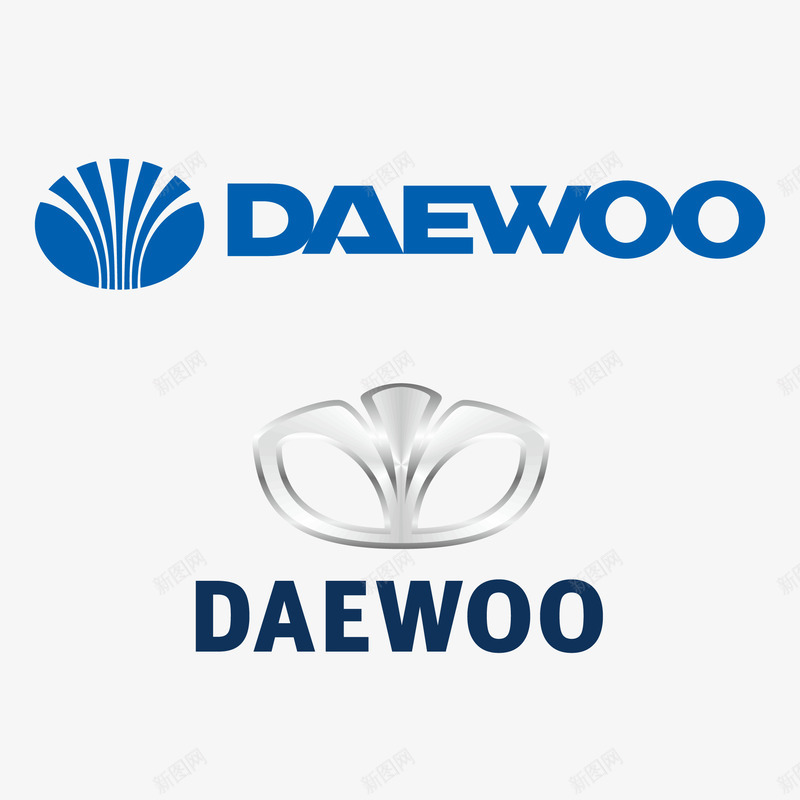 韩国大宇通用大宇标志矢量图ai免抠素材_新图网 https://ixintu.com 标志 矢量标志 韩国 矢量图