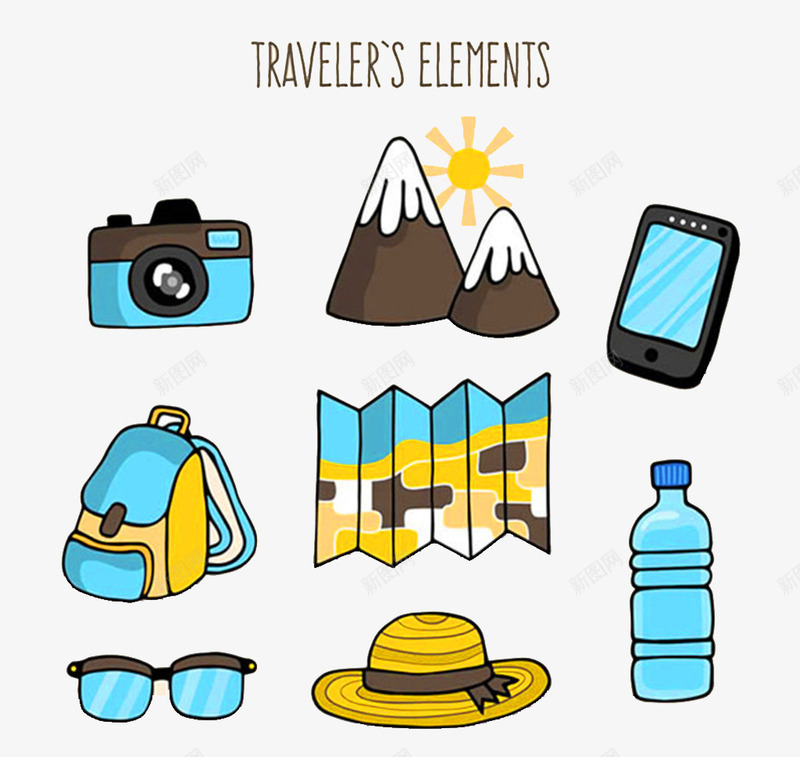 卡通旅游户外矢量图ai免抠素材_新图网 https://ixintu.com 卡通旅游 卡通素材 户外旅游 户外素材 旅游卡通 旅游素材 矢量图