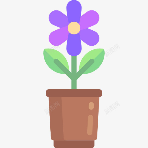 花图标png_新图网 https://ixintu.com 壶 性质 植物 花 花园