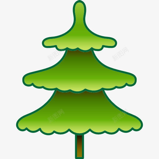 圣诞树图标png_新图网 https://ixintu.com 圣诞树 圣诞节 庭院 松 林 植物 自然公园 花园 装饰