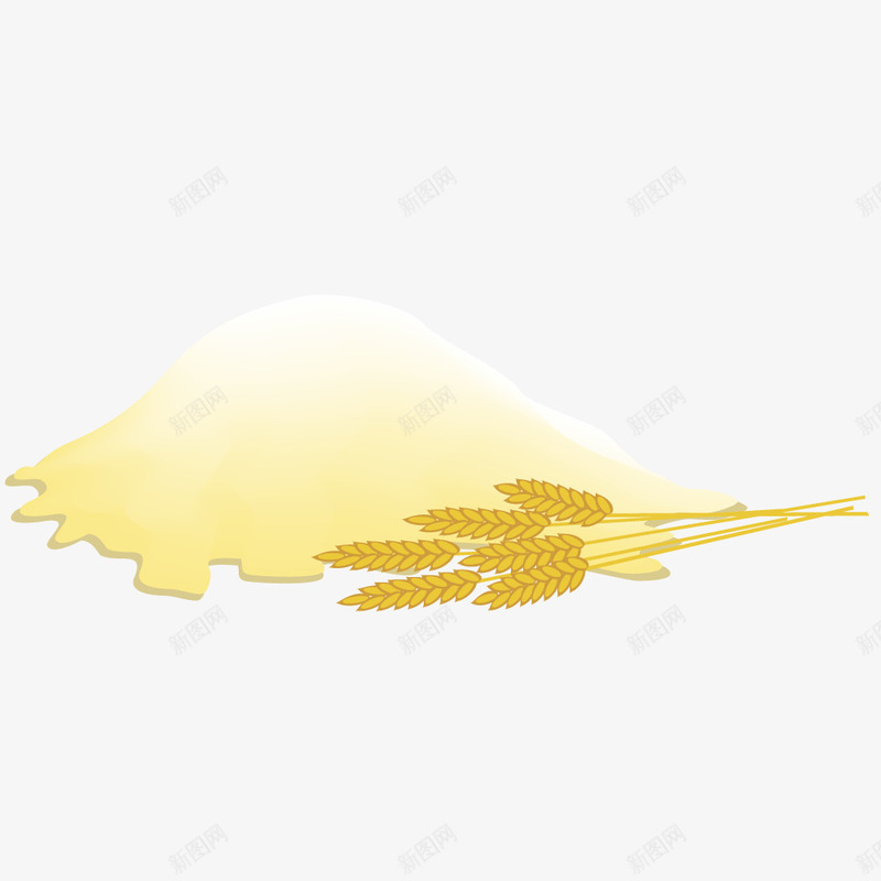 米五谷麦穗png免抠素材_新图网 https://ixintu.com 稻谷 米 食物