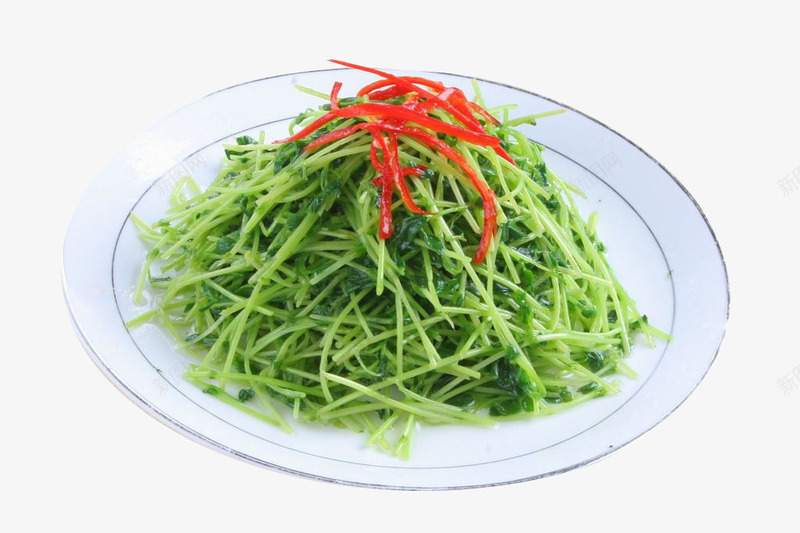 豆苗凉菜png免抠素材_新图网 https://ixintu.com 可以吃 很多 绿色 豆苗