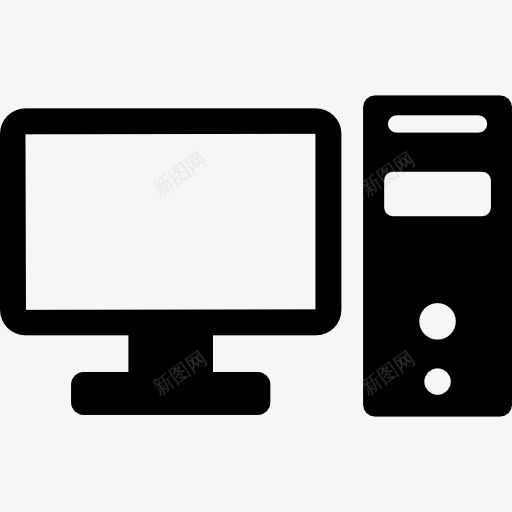 个人电脑图标png_新图网 https://ixintu.com 互联网 办公工具 屏幕 技术 电脑屏幕 账户