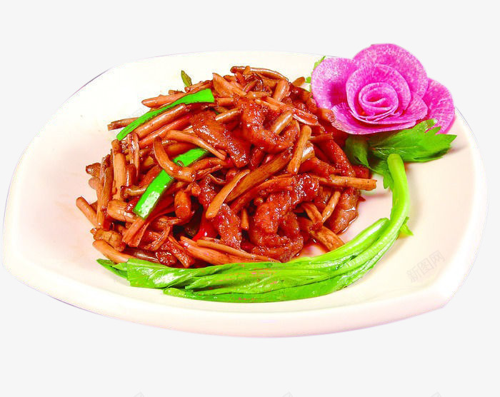 茶香菇炒牛柳png免抠素材_新图网 https://ixintu.com 中华美食 产品实物 家常菜 特色菜 茶香菇炒牛柳 菜肴