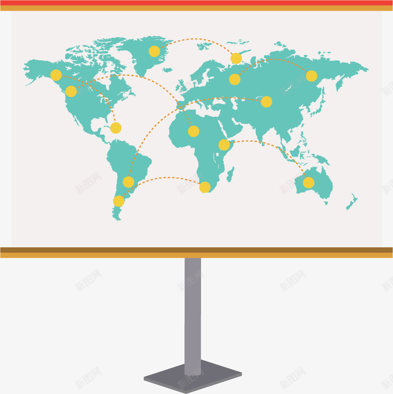 手绘白黑板png免抠素材_新图网 https://ixintu.com 地图 手绘 白黑板