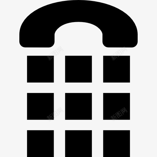 拨号图标png_新图网 https://ixintu.com 广场 技术 电话 电话听筒