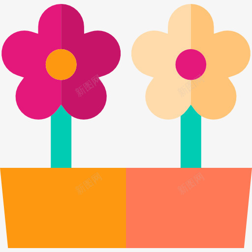 Flowers图标png_新图网 https://ixintu.com 园林 庭院 植物 生态 自然 花园 鲜花