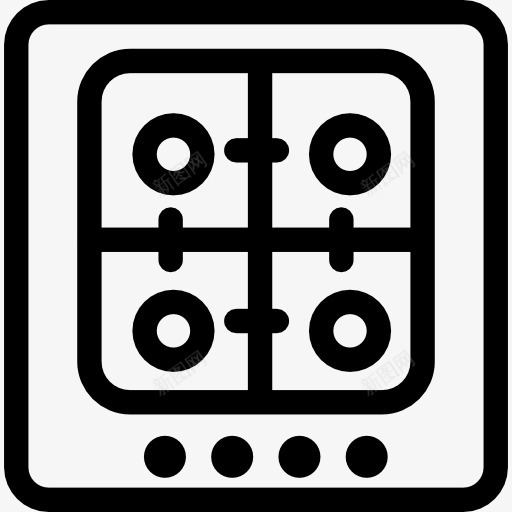 炉图标png_新图网 https://ixintu.com 做饭 厨房 厨房用具 工具和用具 炉气 蒸炉