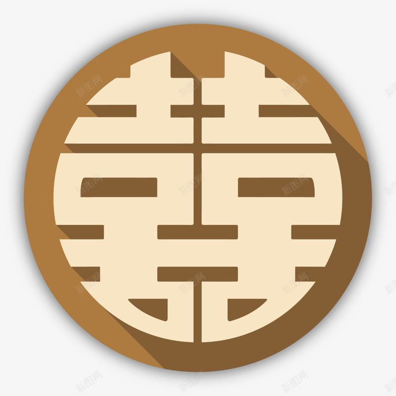 春节黄色喜字贴纸png免抠素材_新图网 https://ixintu.com 喜字贴纸 喜庆 春节贴纸 童趣 黄色喜字 黄色贴纸