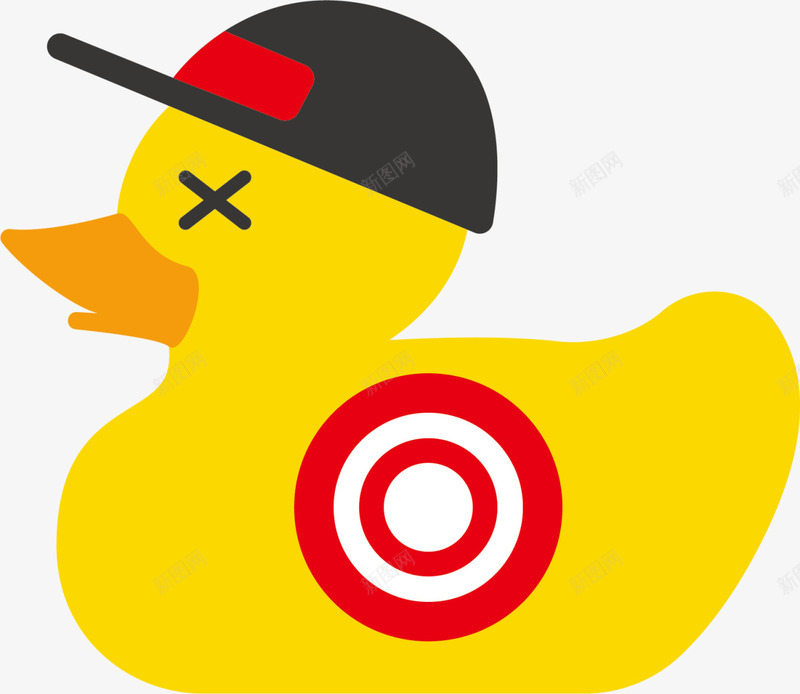 黄色呆萌卡通小黄鸭png免抠素材_新图网 https://ixintu.com 6月1号 儿童节 六一节 卡通小黄鸭 小鸭子 玩耍 童趣