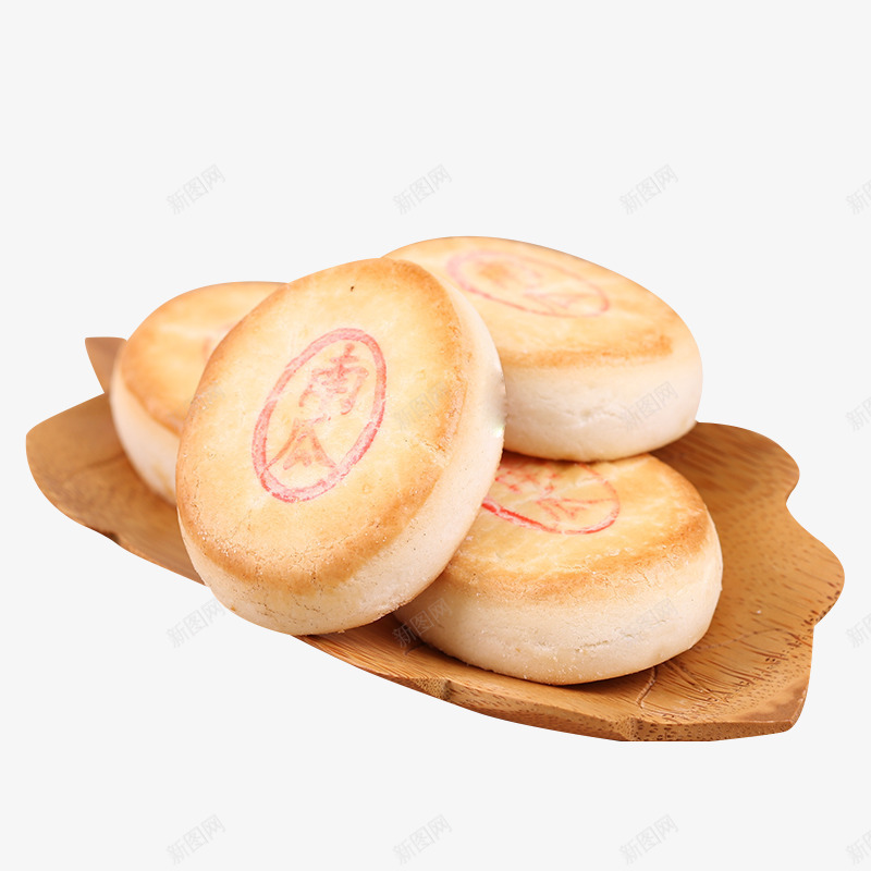 一碟南瓜饼png免抠素材_新图网 https://ixintu.com 产品实物 南瓜饼 糕点