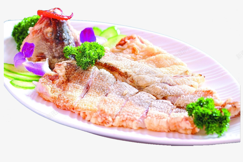 风味炸鱼png免抠素材_新图网 https://ixintu.com 传统美食 家常菜摄影 干炸煎炸 特色炸鱼 菜谱高清图片 餐饮美食