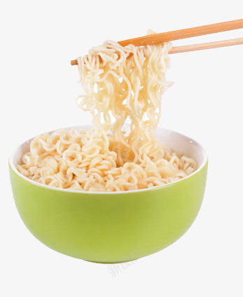 筷子夹的方便面png免抠素材_新图网 https://ixintu.com 加工 快餐食品 油炸