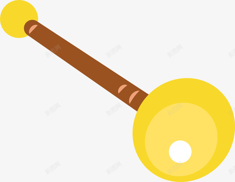 黄色卡通玩具棍子png免抠素材_新图网 https://ixintu.com 儿童玩具 小孩 游戏 玩具棍子 玩耍 童趣 魔法棒