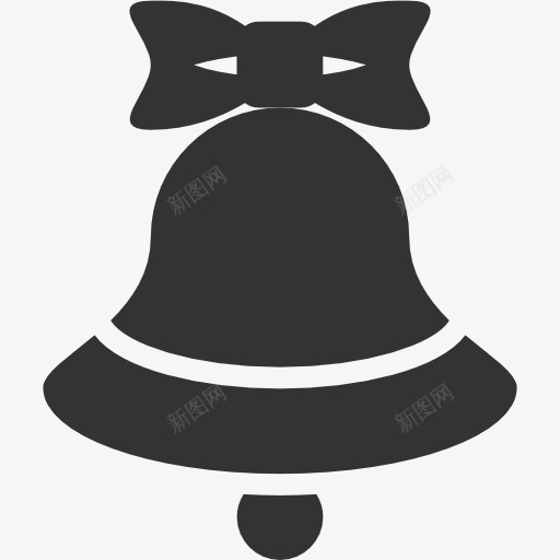 黑色铃铛图标png_新图网 https://ixintu.com 图标 铃铛 黑色