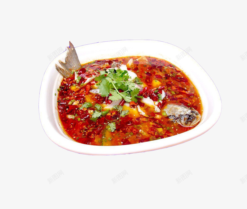 酸辣鱼png免抠素材_新图网 https://ixintu.com 家常菜 特色菜 美味 美味菜 美食 酸辣鱼