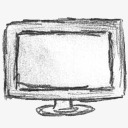 计算机监控屏幕显示手绘png免抠素材_新图网 https://ixintu.com computer display monitor screen 屏幕 显示 监控 计算机