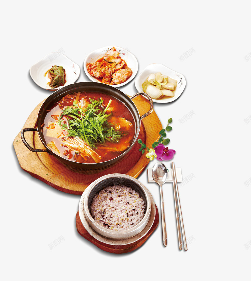 美食海报png免抠素材_新图网 https://ixintu.com 泡菜 美食 美食产品实物 韩国
