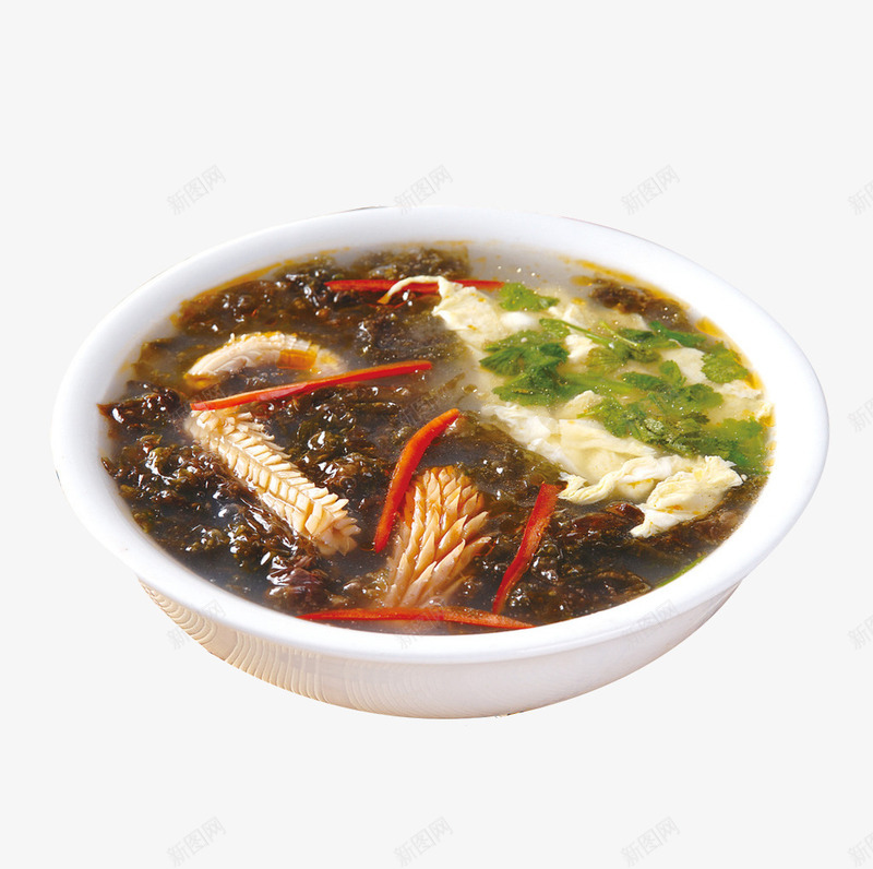 产品实物鱿鱼紫菜蛋汤png免抠素材_新图网 https://ixintu.com 产品实物 特色 紫菜 紫菜蛋汤 美味 美食 蛋花汤 香菜 鱿鱼 鸡蛋 鸡蛋紫菜汤