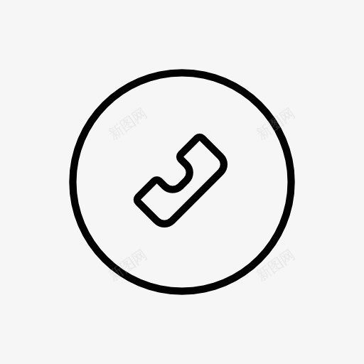 联系电话标志图标png_新图网 https://ixintu.com 电话
