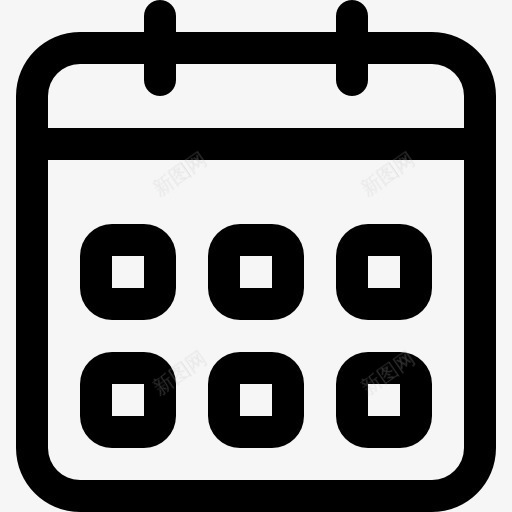 周历概述事件接口符号图标png_新图网 https://ixintu.com 周 周历 大杯线 工具 挂历 日历 时间 每周 界面 行政