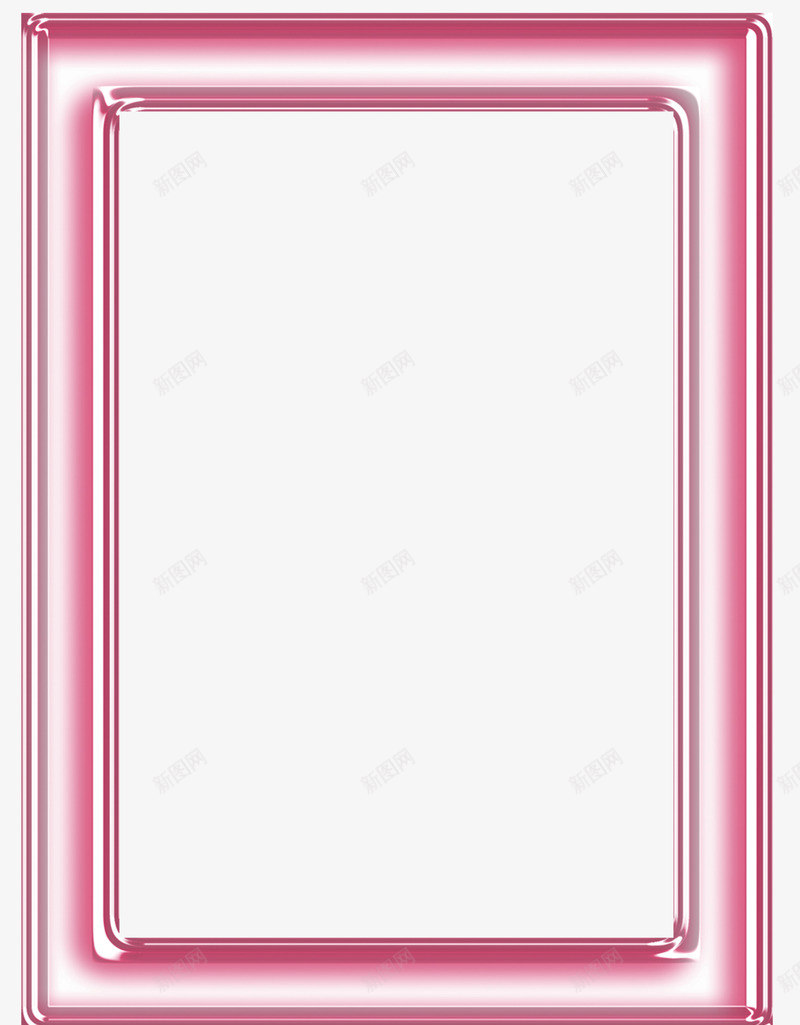 粉色边框png免抠素材_新图网 https://ixintu.com 卡通 手绘 框架 甜美 粉色 边框