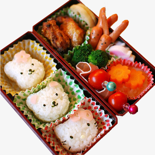 可爱童趣便当png免抠素材_新图网 https://ixintu.com 产品实物 便当 午餐 可爱 爱心便当 盒饭 童趣 童趣早餐