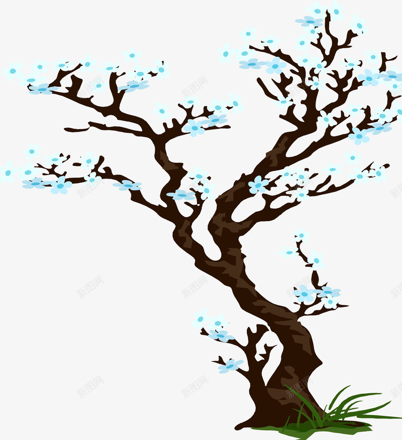 梨树梨花盛开植物png免抠素材_新图网 https://ixintu.com 梨树 梨花 植物矢量 植物素材 水墨梨花 盛开 矢量植物 矢量素材 素材