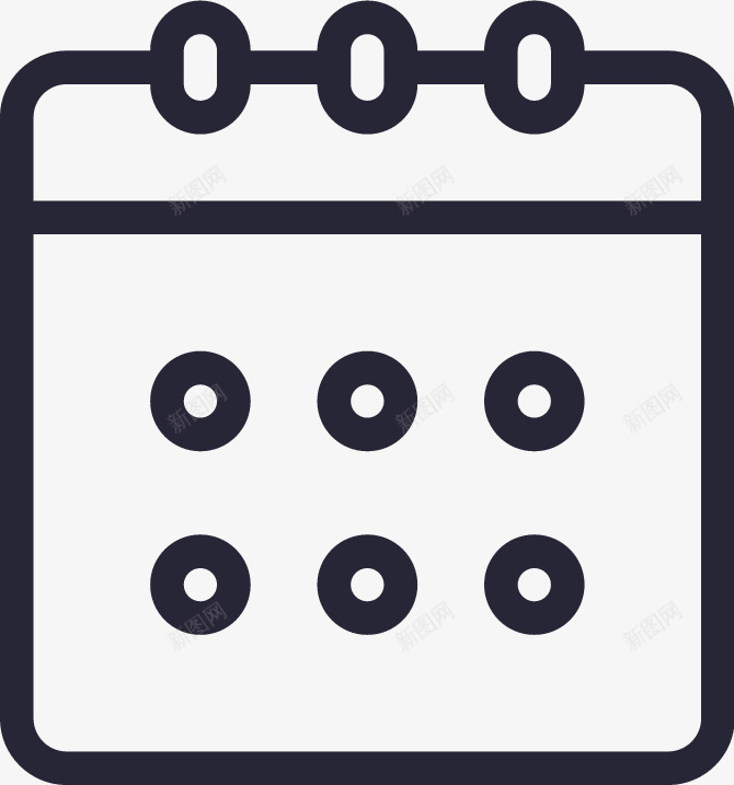 日历图标01矢量图eps_新图网 https://ixintu.com 日历图标01 矢量图