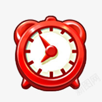 红色卡通闹钟装饰png免抠素材_新图网 https://ixintu.com 卡通 红色 装饰 闹钟