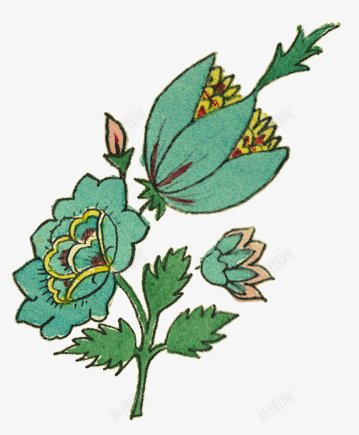 花纹png免抠素材_新图网 https://ixintu.com 天猫 女装 底纹 淘宝 男装 花纹背景 设计 韩国图案