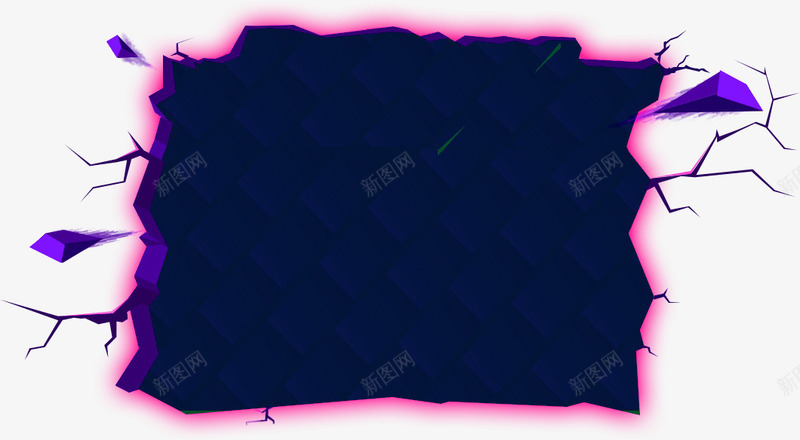 紫色简约框架边框纹理png免抠素材_新图网 https://ixintu.com 免抠PNG 框架 简约 紫色 边框纹理