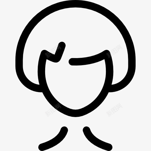 短发女子图标png_新图网 https://ixintu.com 人 女人的发型 女孩 美发师 美发沙龙