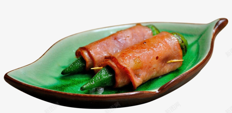 美味秋葵培根卷png免抠素材_新图网 https://ixintu.com 培根 特色菜 秋葵 美食素材 餐饮素材