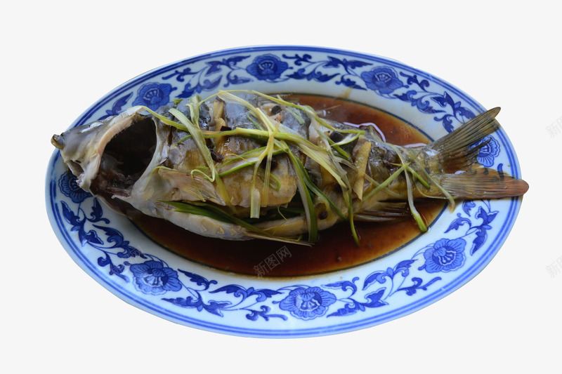 美食斑鱼psd免抠素材_新图网 https://ixintu.com 产品食物 传统美食 斑鱼 海洋鱼 特色 老虎斑鱼 餐饮美食