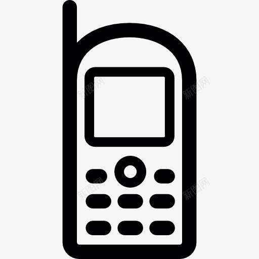 老式手机图标png_新图网 https://ixintu.com 手机 技术 电话