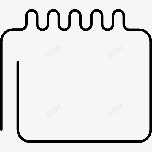 连续在线日历图标png_新图网 https://ixintu.com 事件 建筑物 日历 日期 时间表
