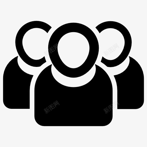 集团图标png_新图网 https://ixintu.com 分布的化身 化身人 用户 用户多 组 角色