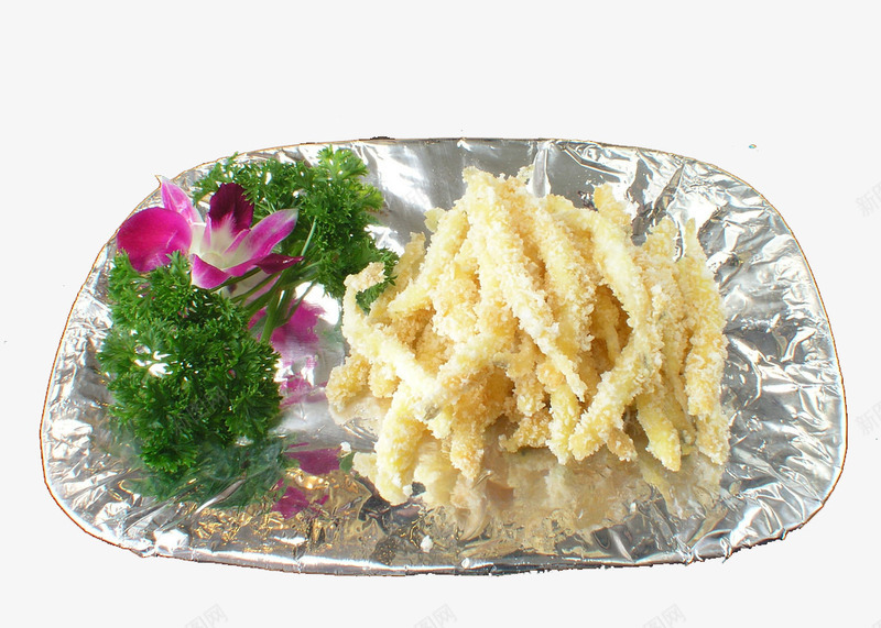 椒香银鱼png免抠素材_新图网 https://ixintu.com 传统美食 油炸鱼 特色椒香银鱼 餐饮美食