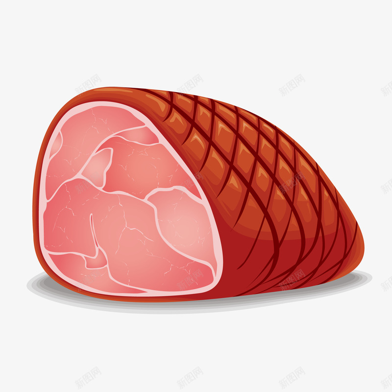 灰色手绘肉类元素矢量图ai免抠素材_新图网 https://ixintu.com 创意 卡通 圆弧 弧度 弯曲 手绘 插画 灰色 纹理 美食 肉类 食物 矢量图