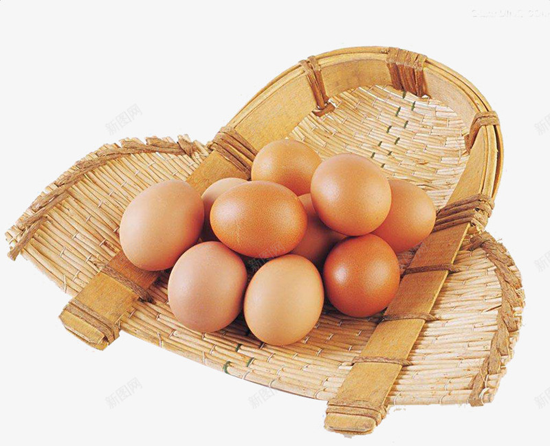 多个鸡蛋png免抠素材_新图网 https://ixintu.com 簸箕 蛋类 送鸡蛋 食材 黄色