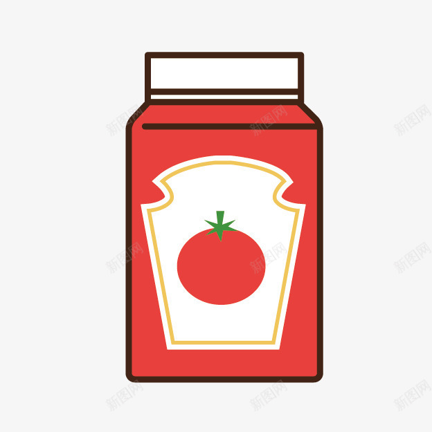 卡通调味料png免抠素材_新图网 https://ixintu.com 卡通番茄酱 卡通调味料 卡通调料 厨房 可爱 番茄酱 调味料 调料