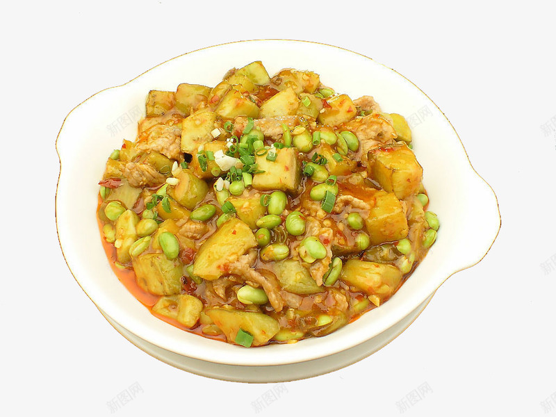 农家茄丁png免抠素材_新图网 https://ixintu.com 中华美食 传统美食 农家菜 家常菜 特色茄丁 美味熟菜 餐饮美食