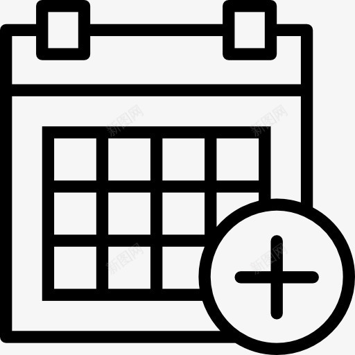 图标png_新图网 https://ixintu.com 事件的组织 日历 日历界面 日期 时间