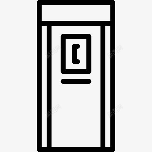 公用电话亭图标png_新图网 https://ixintu.com 手机 技术 电话 通讯
