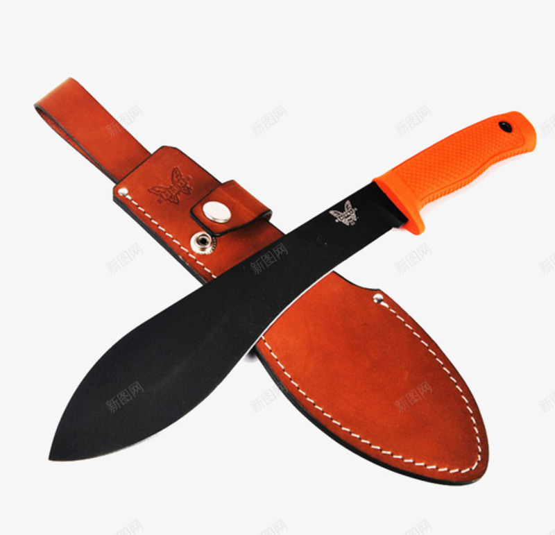 野营户外生存徒步黑色涂层直刀png免抠素材_新图网 https://ixintu.com benchmade 产品实图 刀具 蝴蝶