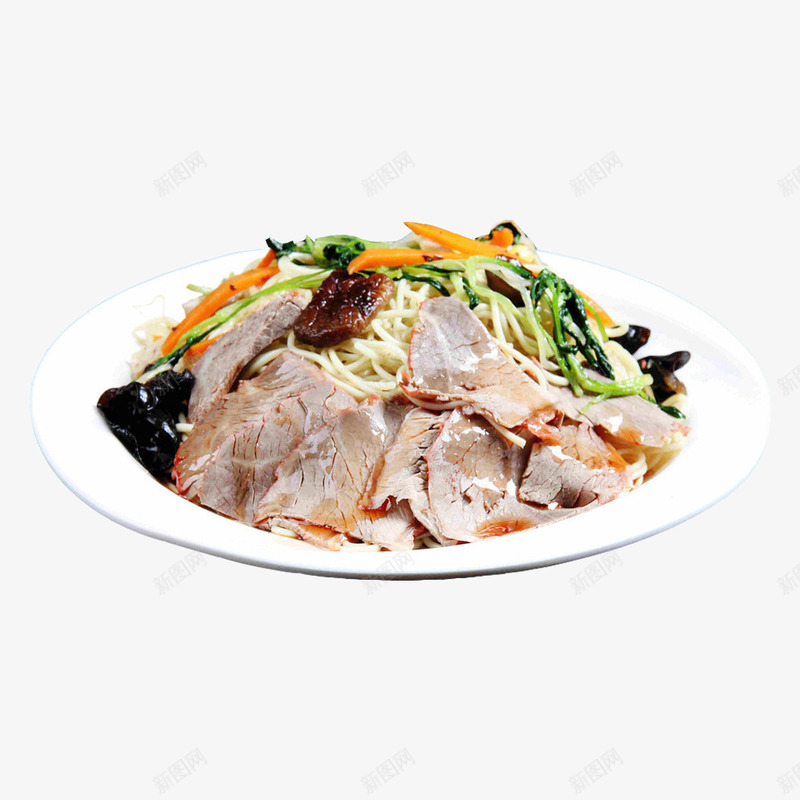 产品实物卤肉面png免抠素材_新图网 https://ixintu.com 中餐 传统美食 卤肉面 名菜 地方菜 家常菜 拌面 特色菜 美食 肉面 菜谱 餐饮美食