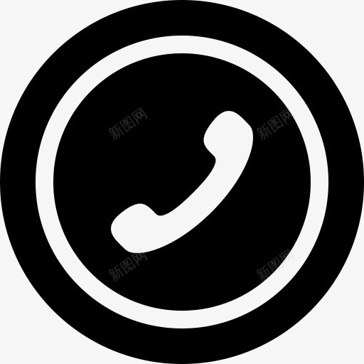 呼叫电话电话简单的图标png_新图网 https://ixintu.com Call phone telephone 呼叫 电话